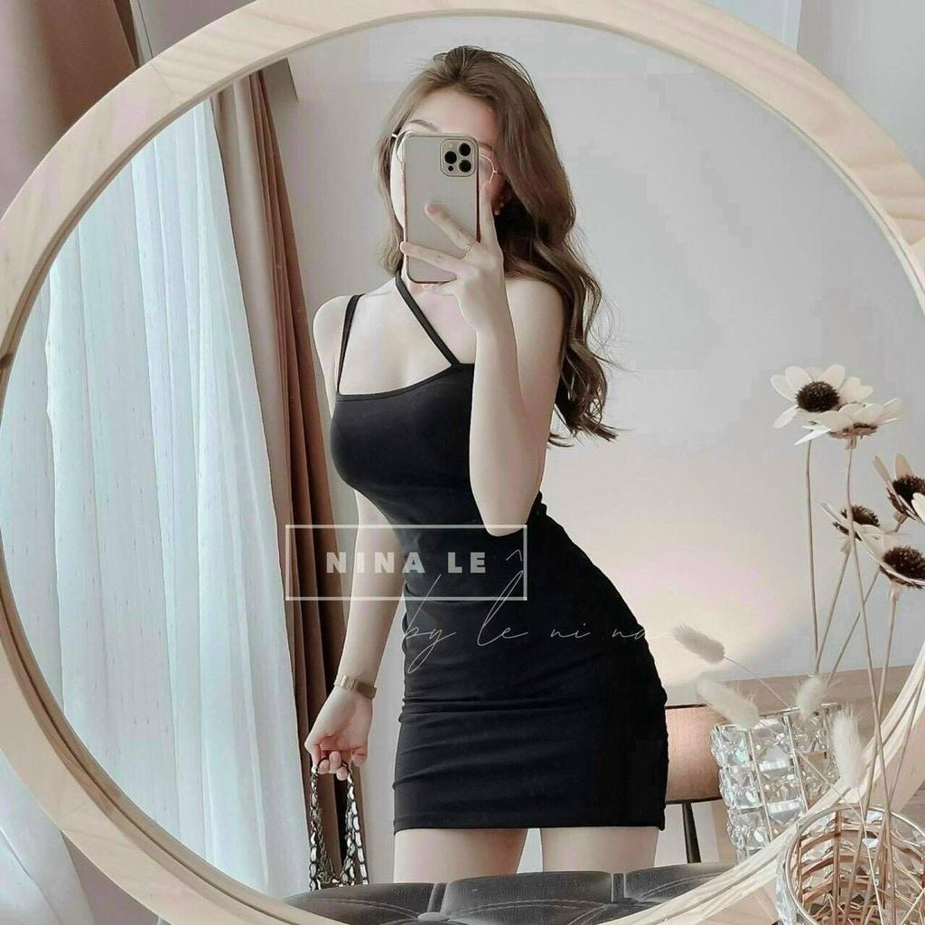 Set đồ nữ đẹp ̂ Set bộ váy ôm 2 dây sexy kèm áo khoác thời trang