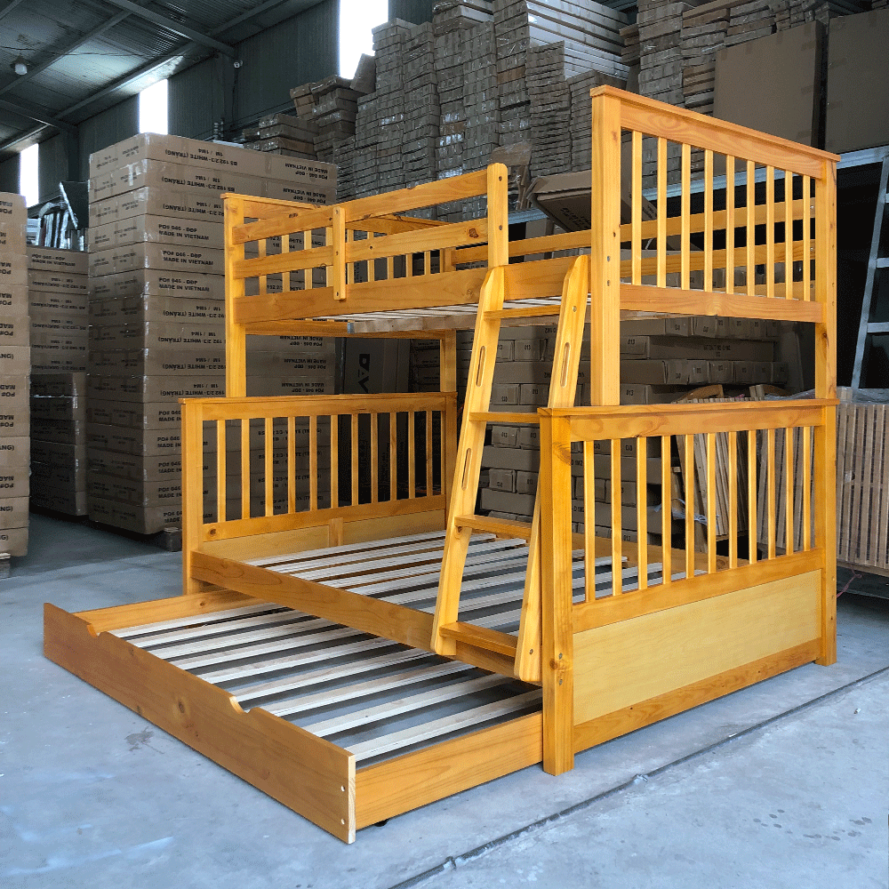 Giường tầng xuất khẩu York 1m2/1m6