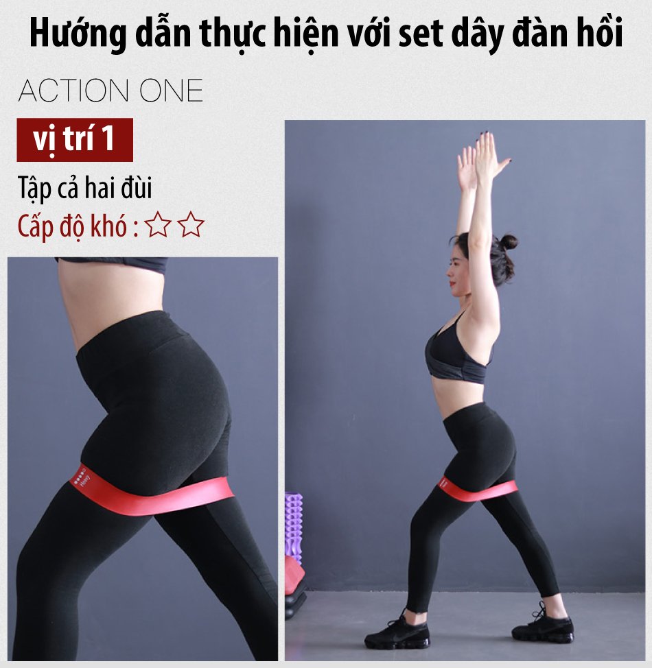 Dây đàn hồi mini band,Bộ 5 dây đàn hồi tập gym tập yoga dây đàn hồi kháng lực cao cấp, dây đàn hồi tập thể dục BG hàng nhập khẩu
