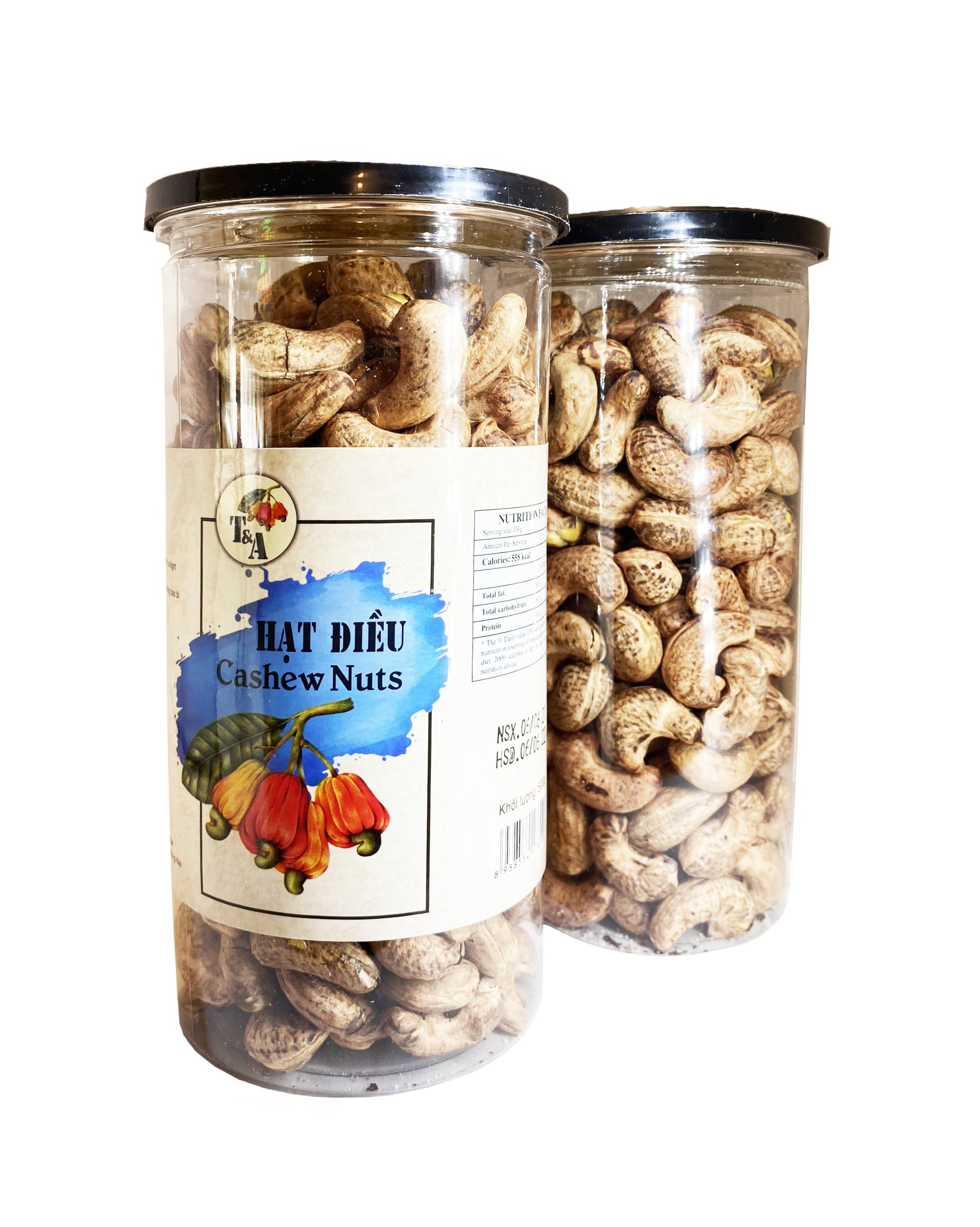 Hạt điều rang muối nguyên hạt vỏ lụa 500g, hạt to, dễ tróc vỏ, giàu dinh dưỡng - Chợ hạt T&amp;A