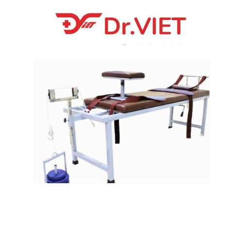 Giường kéo hỗ trợ cột sống 2 khúc DVC 10 – Sản phẩm tiện dụng hỗ trợ chăm sóc vùng lưng, cột sống