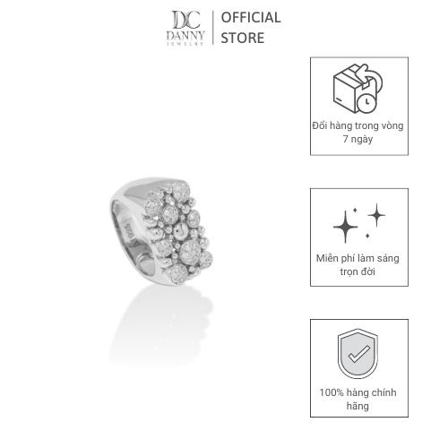 Nhẫn Nữ Danny Jewelry Bạc 925 Xi Rhodium Đính Đá CZ SPLRA193