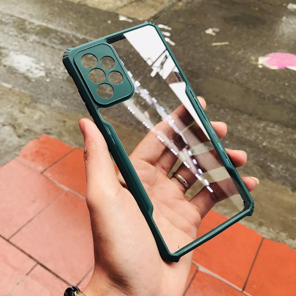 Ốp lưng chống sốc,chống va đập dành cho SamSung Galaxy A72, SamSung A32 trong suốt viền màu nổi bật