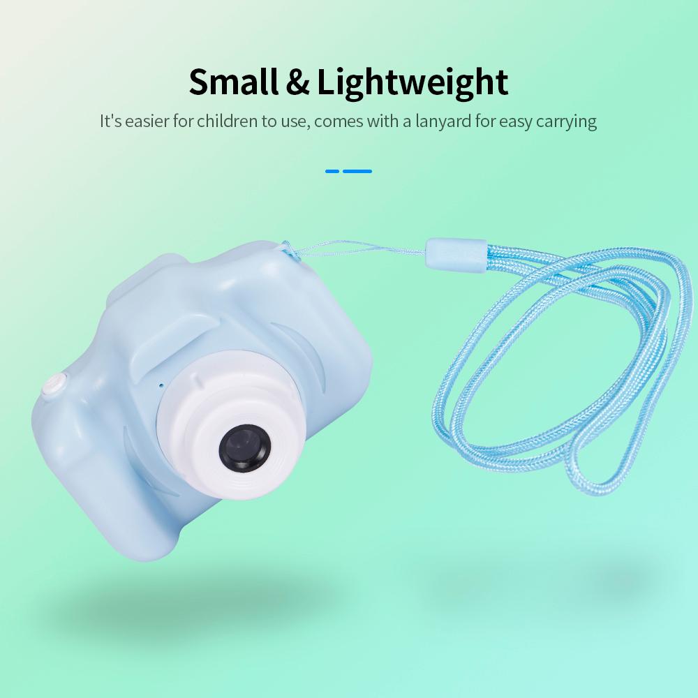 X2 Mini Kids Camera 2 inch HD Color Display Rechargable Mini Camera Video Camera Lovely Camera with 32GB Memory Card