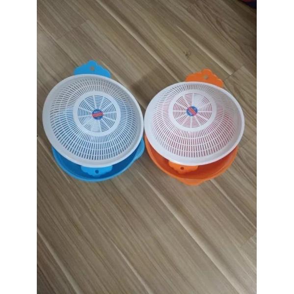 Rổ Chậu 2 Lớp Có Tai Cầm Cỡ To/Nhỏ