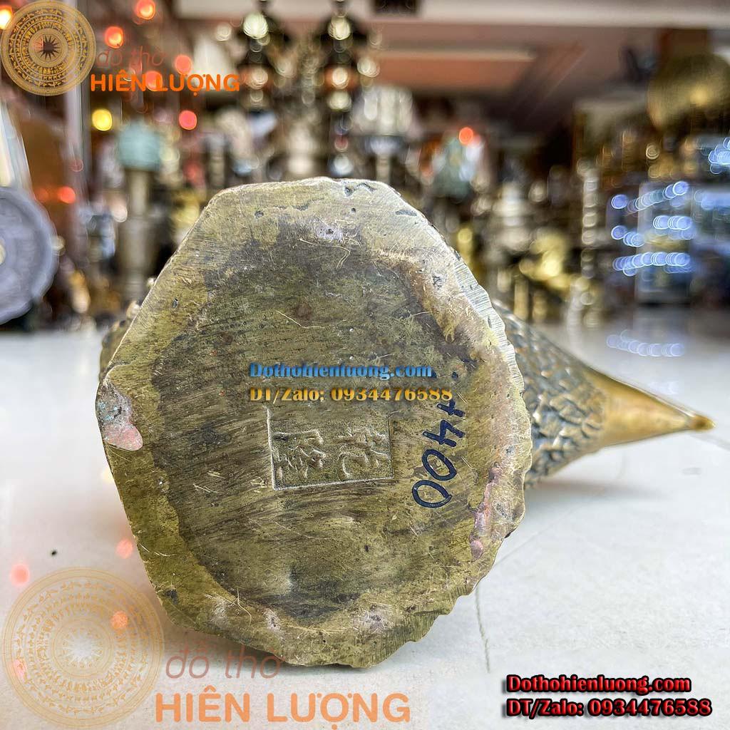 Tượng Đầu Chim Đại Bàng Bằng Đồng Nguyên Chất Cao 15cm - Vật Phẩm Trang Trí Bàn Làm Việc Đẹp