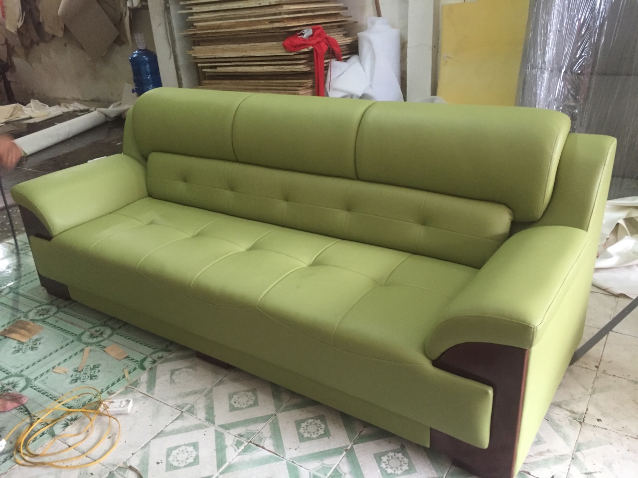 Ghế Sofa Băng Tay Gỗ_Sa Lông Nhỏ Gọn Cho Phòng Khách