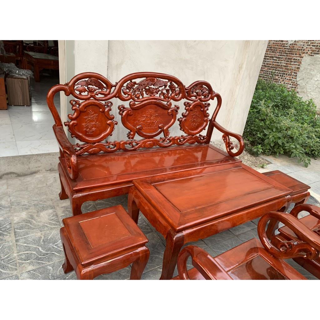 Bộ bàn ghế guột gỗ nhãn