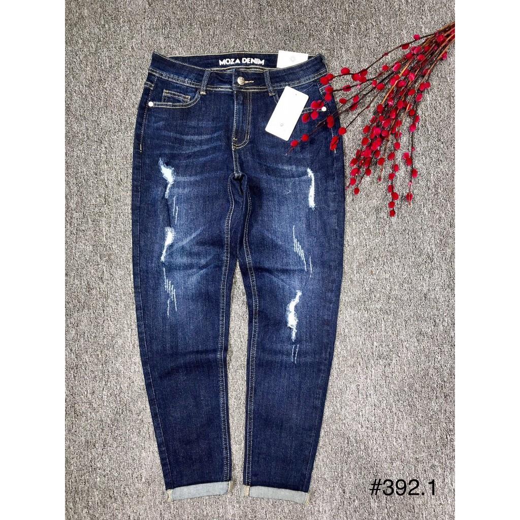QUẦN JEAN NỮ BOYFRIEND LỠ XƯỚC RÁCH CHẤT ĐẸP