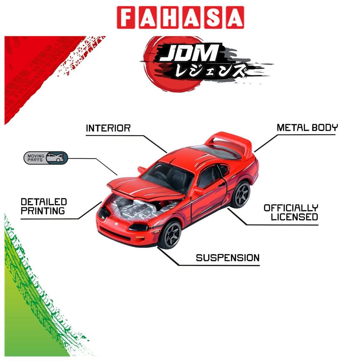 Bộ 5 Đồ Chơi Mô Hình Xe 5 Pieces Giftpack - Majorette 8502005000 - JDM Legends