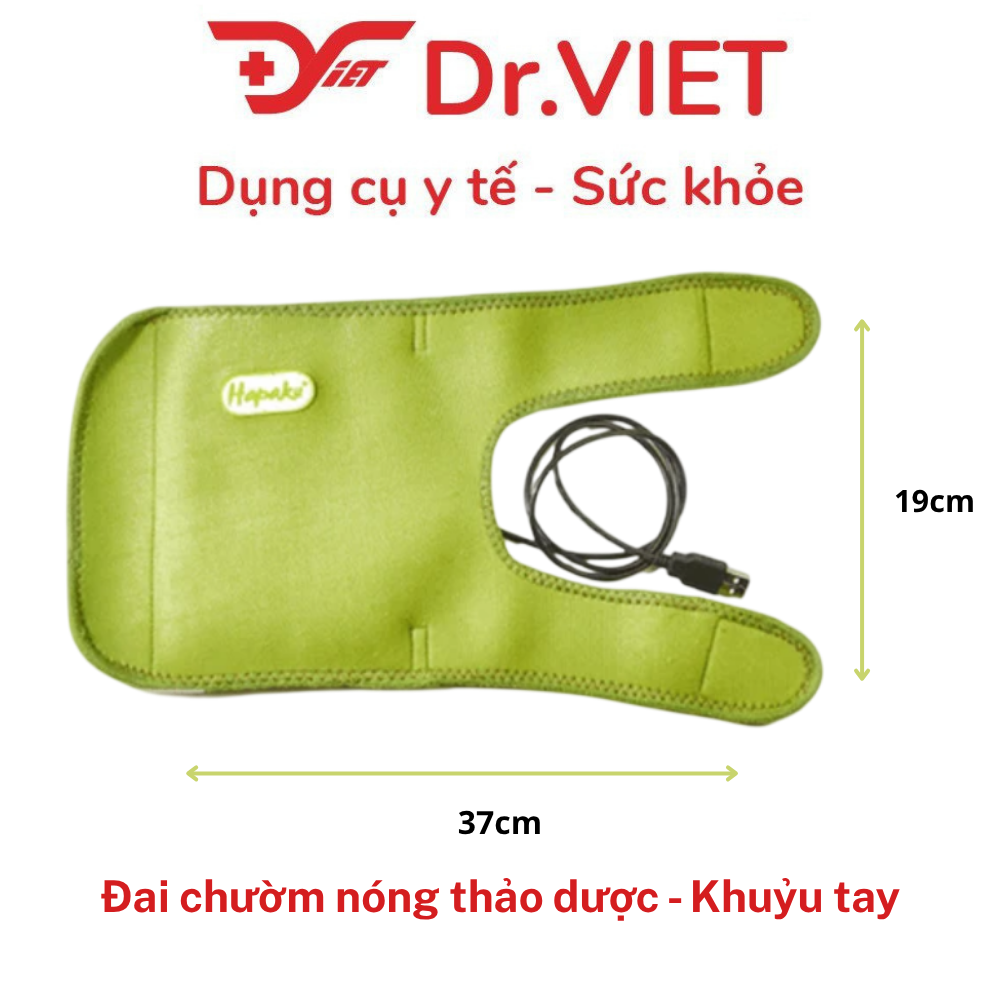 Đai chườm nóng thảo dược Khuỷu tay Hapaku
