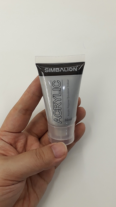 Màu Vẽ Simbalion Acrylic 30ml NAC30 - 49 - Bạc