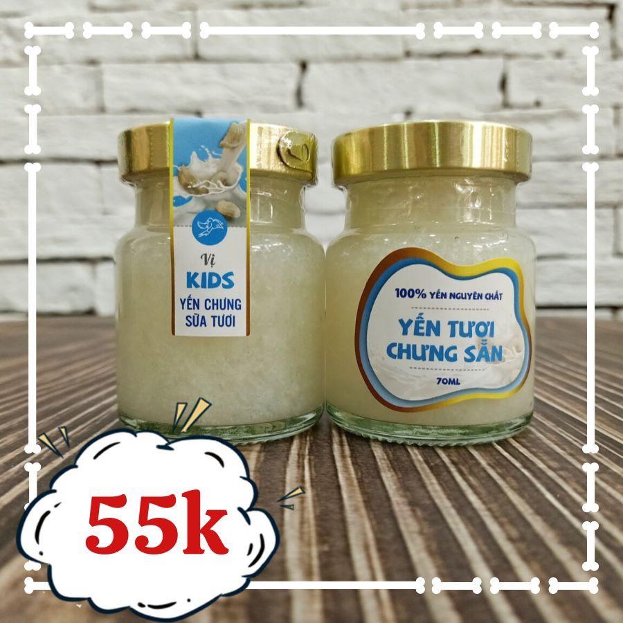 Yến chưng sữa tươi hũ 70ml