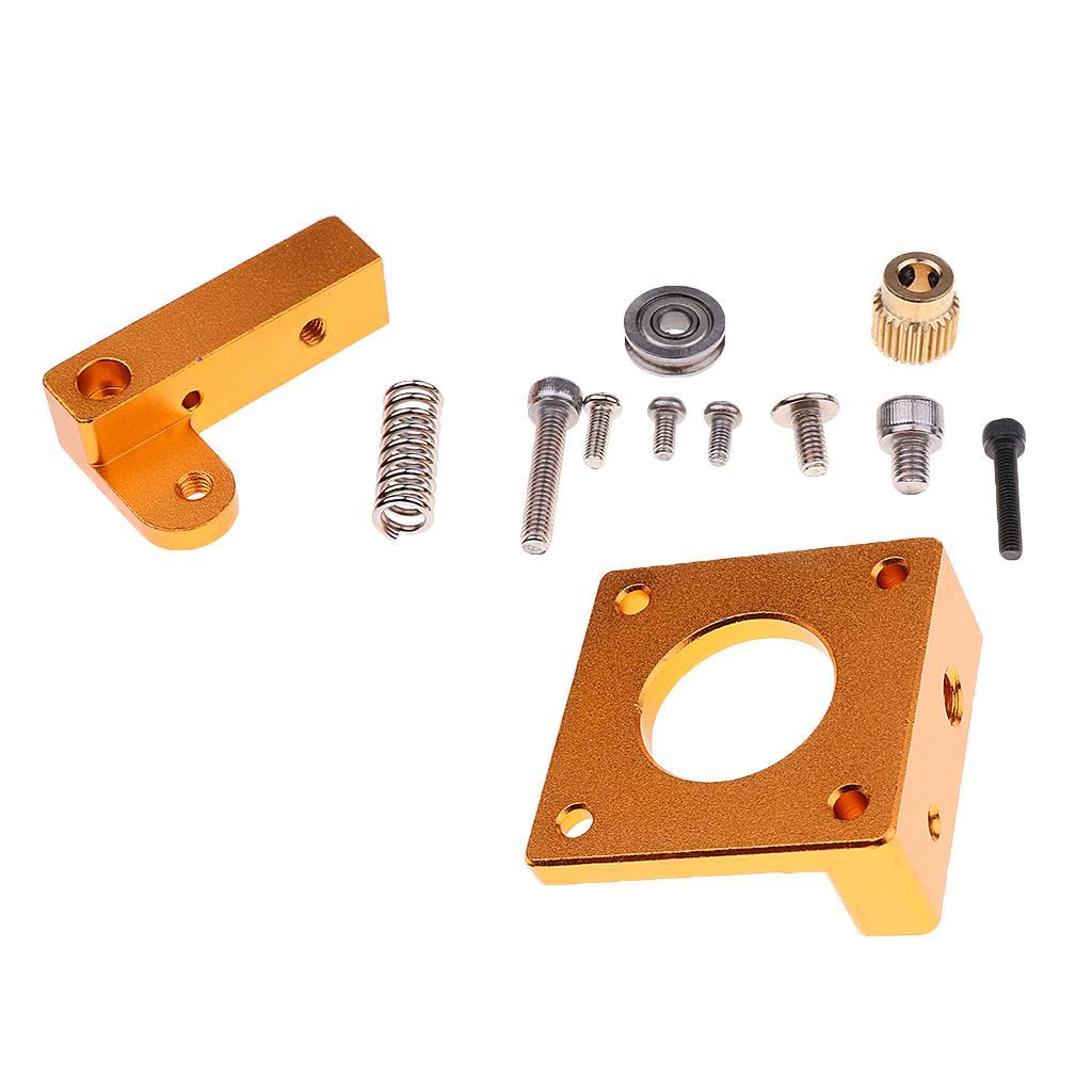 MK8 Extruder Aluminum Frame Block DIY Kit for 3D Printer