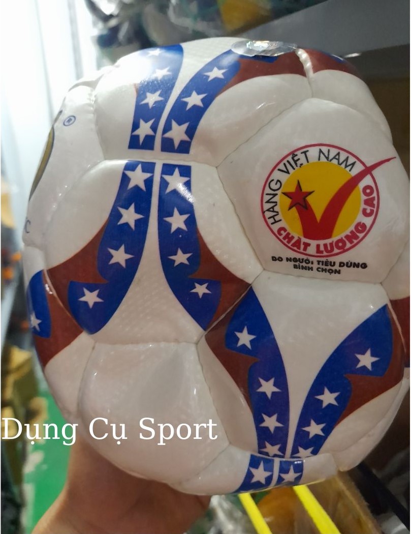 Quả Bóng Đá, Bóng Đá Động Lực IN SAO UHV 2.03 SỐ 5 - Dungcusport tặng lưới + kim bơm