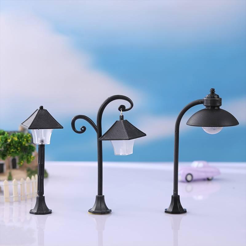 Mô hình đèn công viên trang trí vườn,bể bán cạn, terrarium, hòn non bộ, DIY bàn học, trang trí