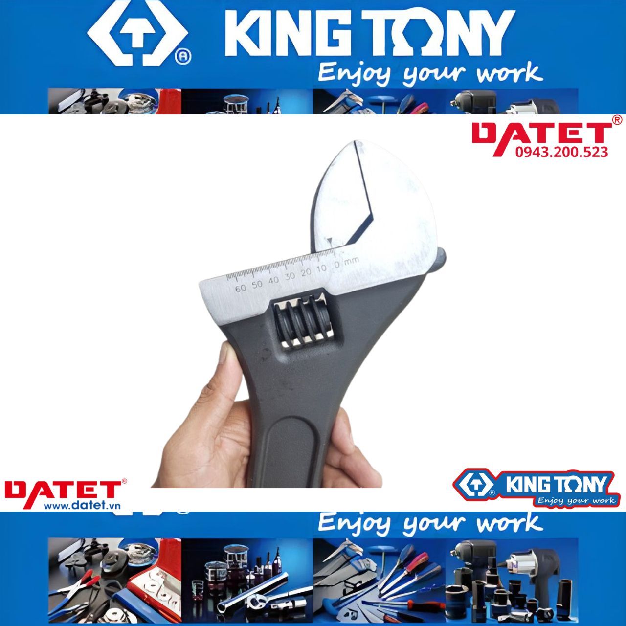 Mỏ lết 18&quot; Kingtony 3611-18HP (Bảo hành 12 tháng)