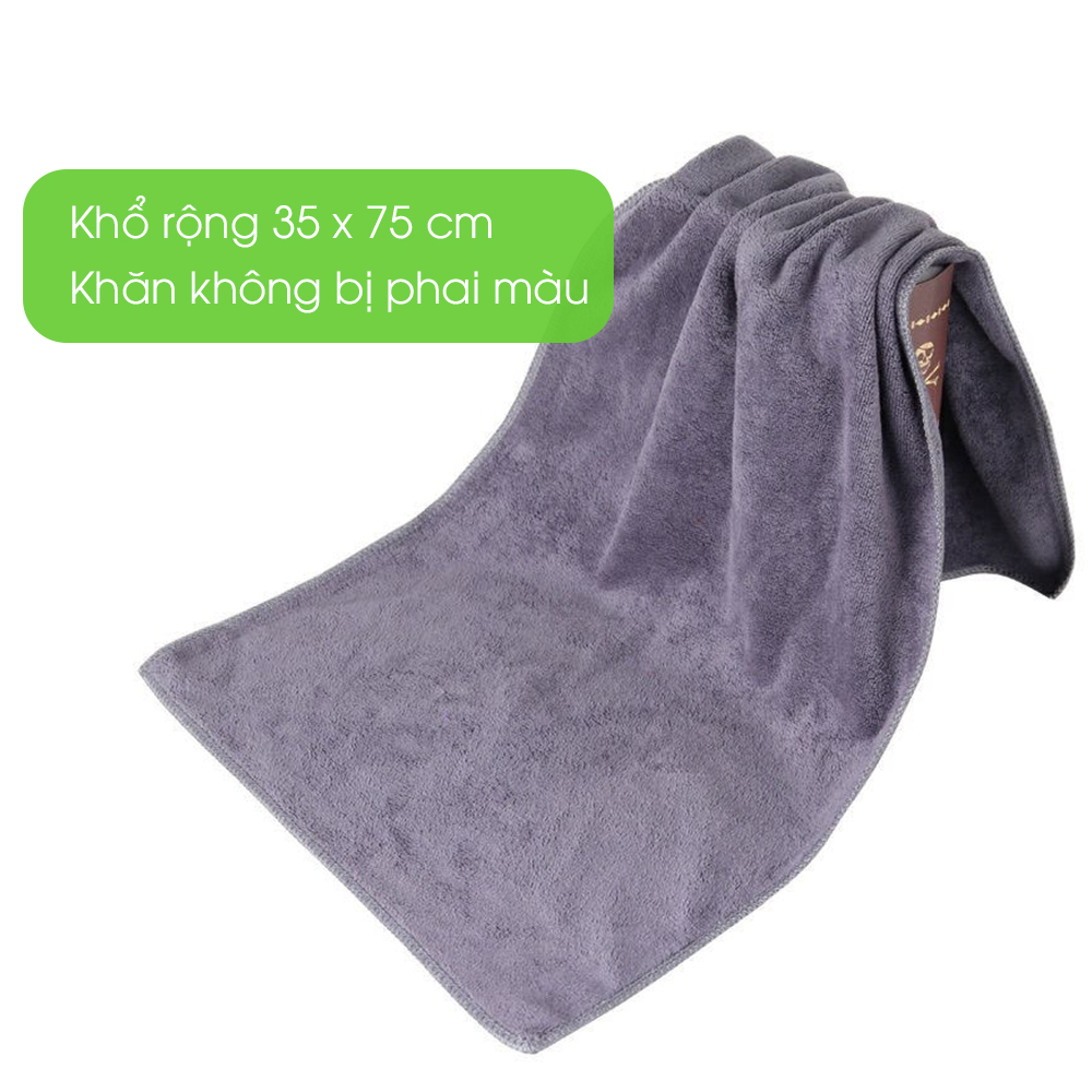 Khăn lau ô tô đa năng microfiber xám không để lại bụi vải, không để lại vệt nước, khổ to, không phai màu TÂM LUÂN Chổi lau tẩm dầu - Hàng chính hãng