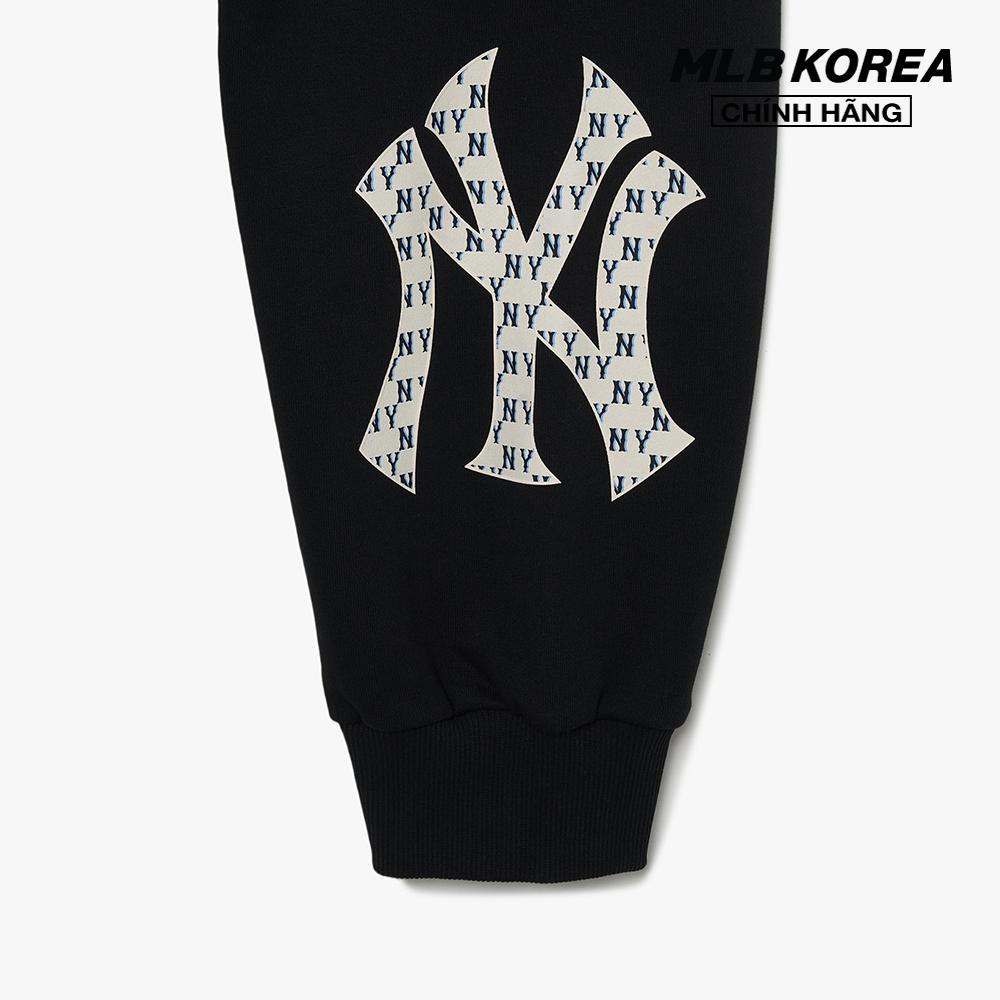 MLB - Quần jogger unisex lưng thun Classic Monogram Clipping Big Logo 3APTM0831-50BKS