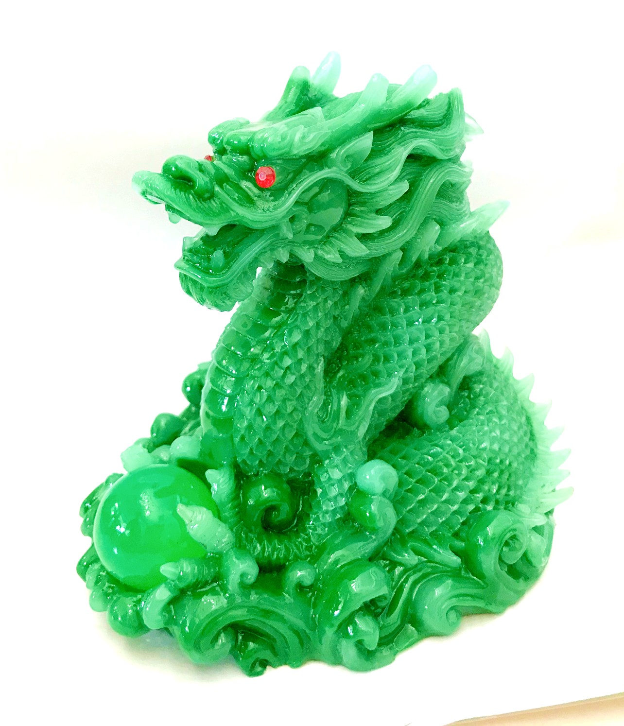 Tượng Rồng Ôm Ngọc 12 cm Trang Trí Phòng Khách Giúp Khai Vận Cát Tường và May Mắn TPT079