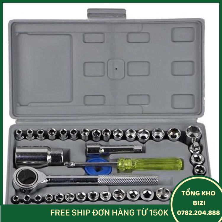 Bộ Dụng Cụ Sửa Chữa Xe Máy 40 Chi Tiết/Đồ Nghề Sửa Xe Máy - Free Ship Toàn Quốc