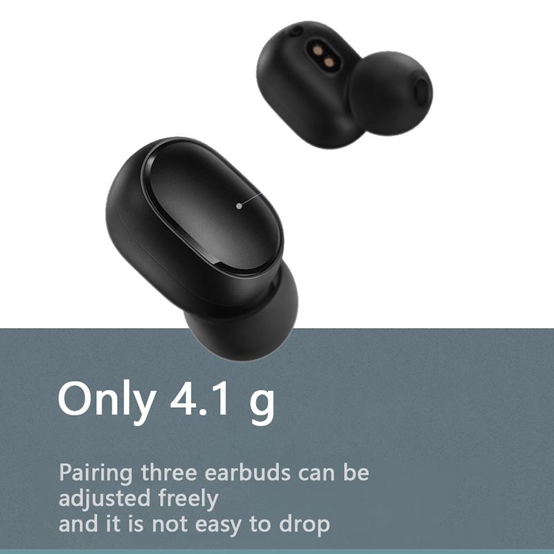 Xiaomi Redmi Airdots 2 Tai Nghe Nhét Tai Thật Tai Nghe Không Dây Bluetooth 5.0 Tiếng Ồn Reductio Tai Nghe Có Mic Tws Xiaomi Chính Hãng Airdots