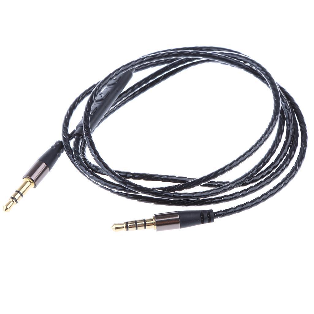 Male and female buttons on the car audio cable