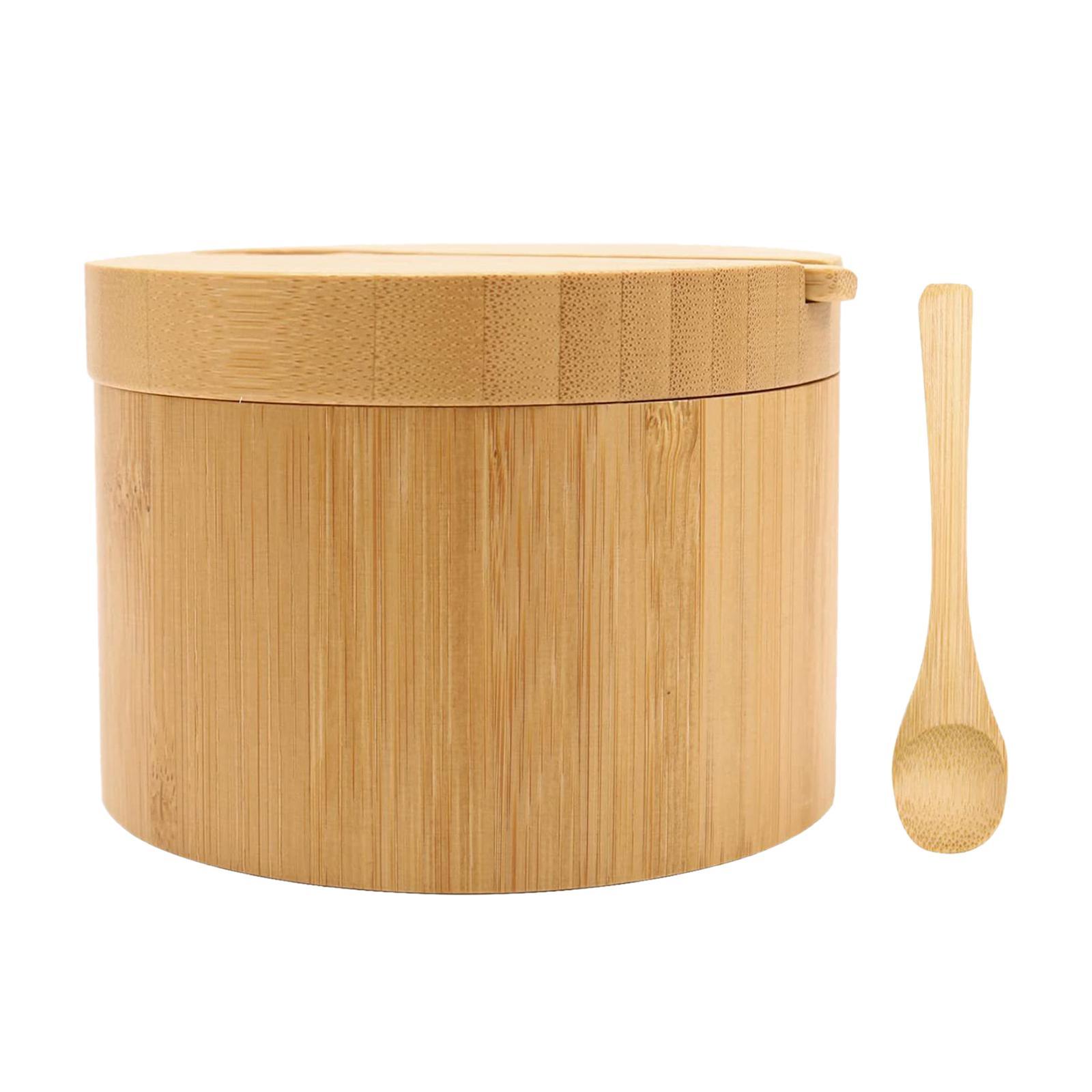 Wooden Spice Containers Multiuse Desk Office Storage for Home Cookie Kitchen