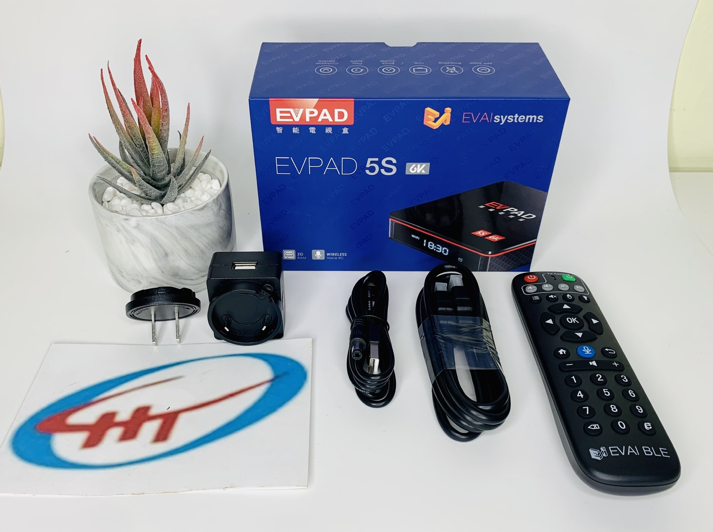 smart tivi-box EVPAD 5S - XEM TRUYỀN HÌNH 14 QUỐC GIA VỚI HƠN 1100 KÊNH, Hàng Chính Hãng.