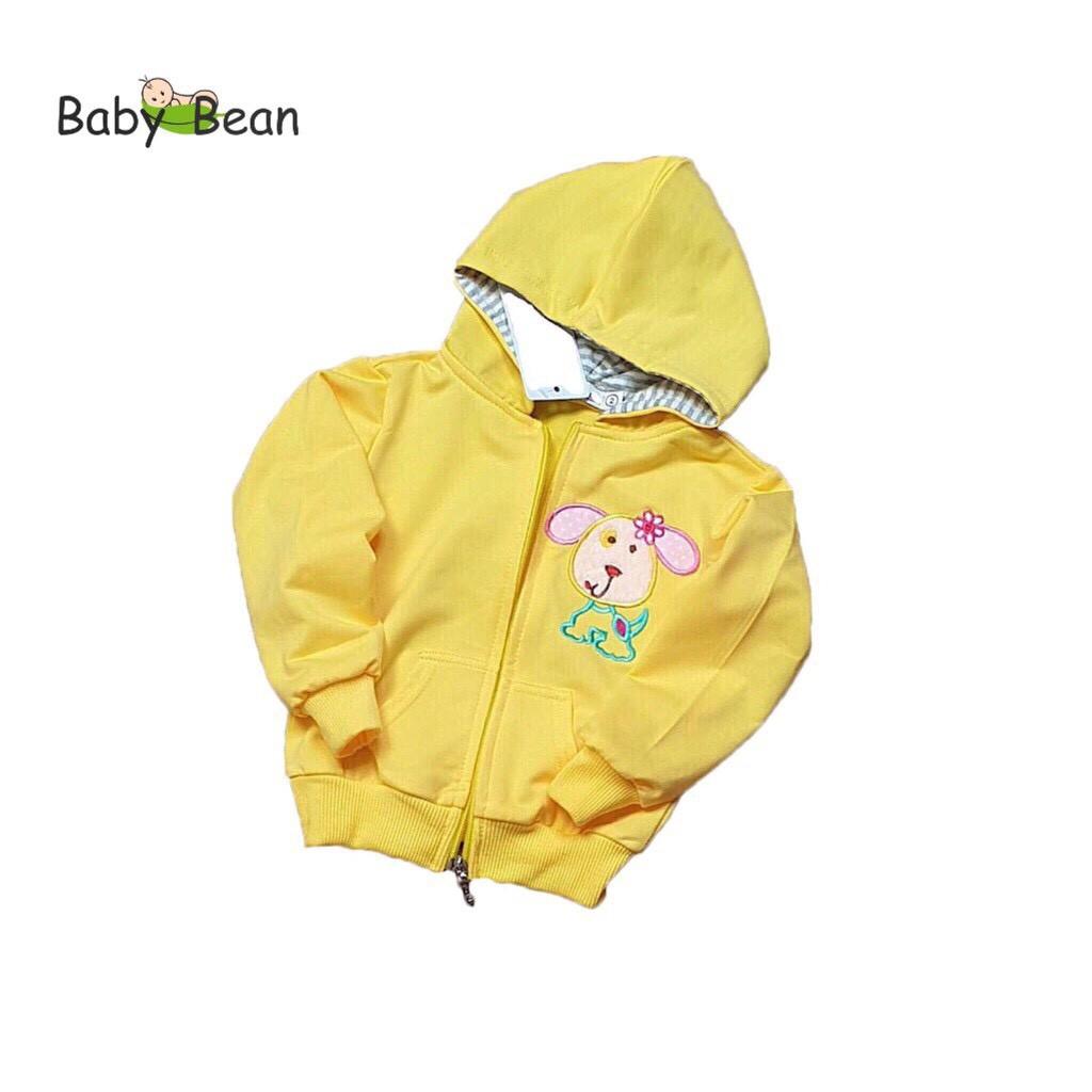 Áo Khoác thêu Cừu cài Hoa bé gái BabyBean