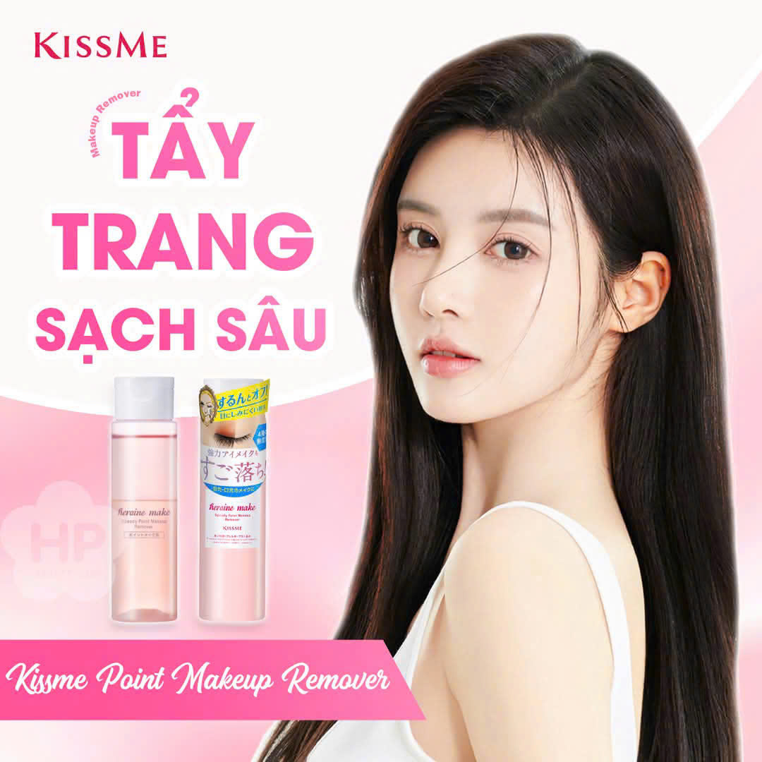 Nước Tẩy Trang Nhanh Dành Cho Vùng Mắt Kissme Heroine Make Speedy Point Makeup Remover 120 mL