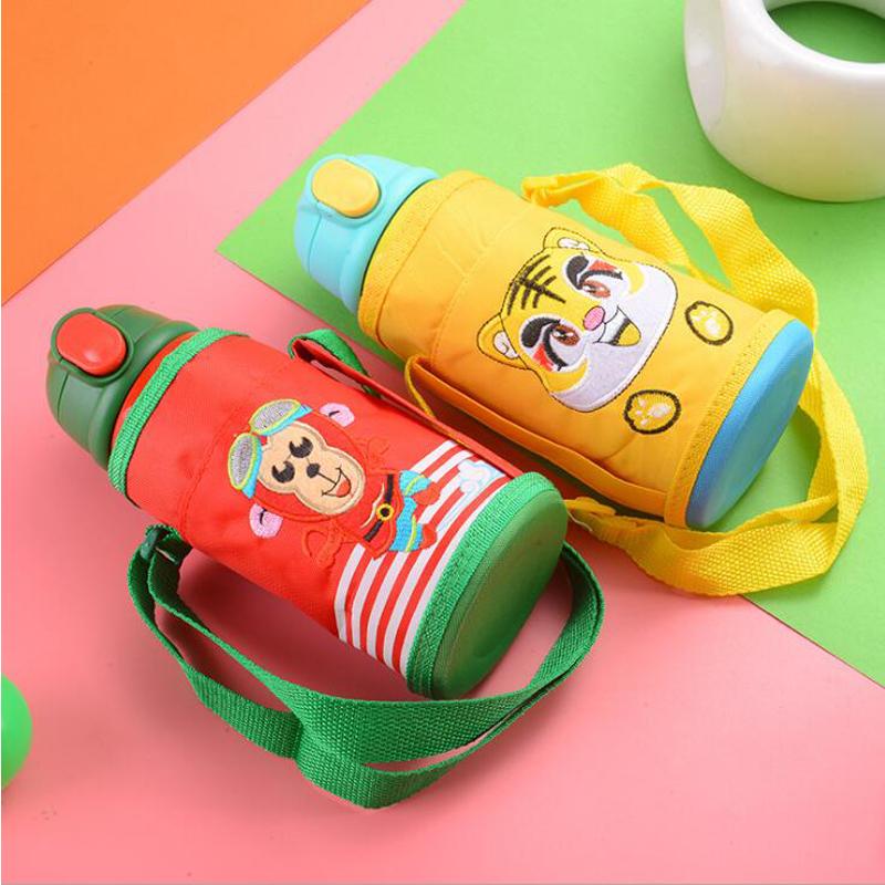 Trẻ Em Kawaii Cốc Bình Giữ Nhiệt Inox Di Động Hoạt Hình Cách Nhiệt Cốc Thuỷ Cung Bình Bình Nước Dễ Thương Cho Trẻ Em Quà Tặng