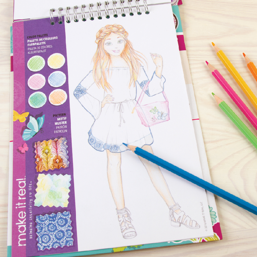 Đồ Chơi Bộ Thiết Kế Thời Trang Phong Cách Blooming Creativity 3C4G 3C4G3202