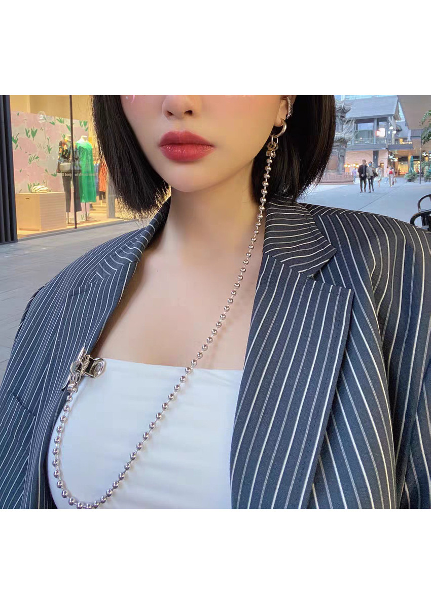Cài áo mix bông tai unisex cá tính