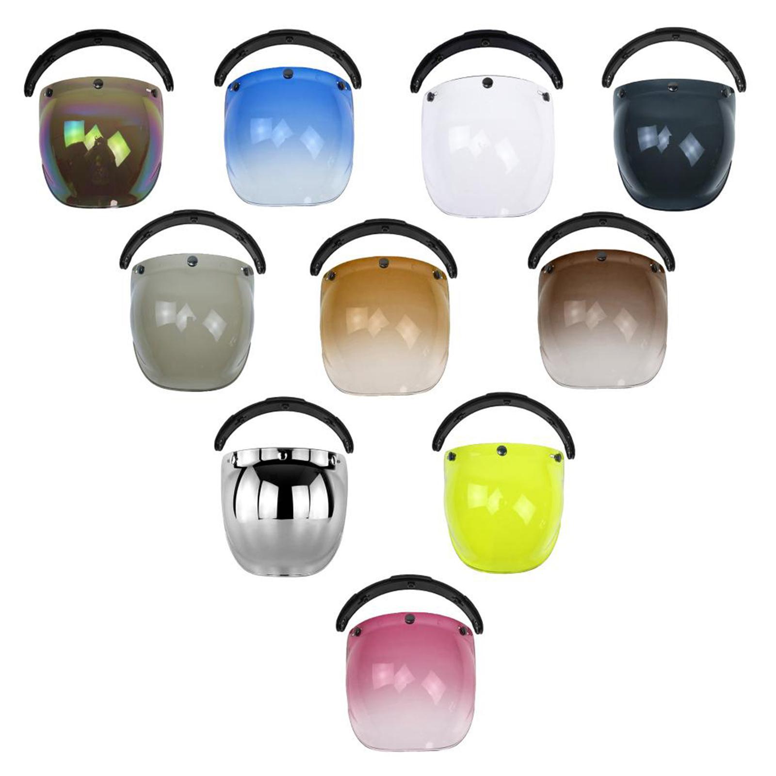 Motorcycle Bubble Visor PC Lens