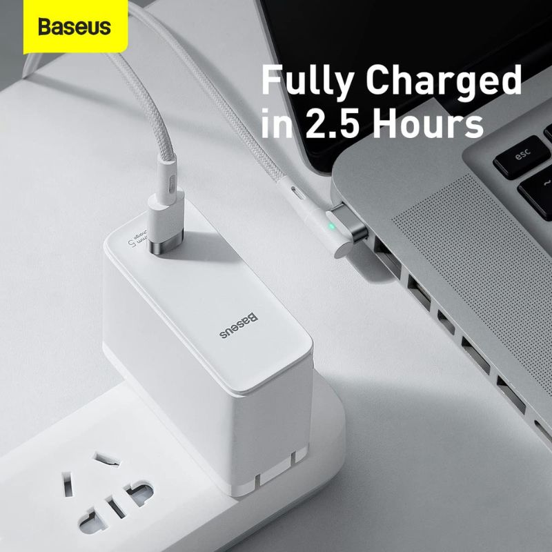 Cáp sạc từ tính Zinc Magnetic Series iP Laptop Charging Cable Type-C to L-shaped 60W CATXC-W02- Hàng chính hãng