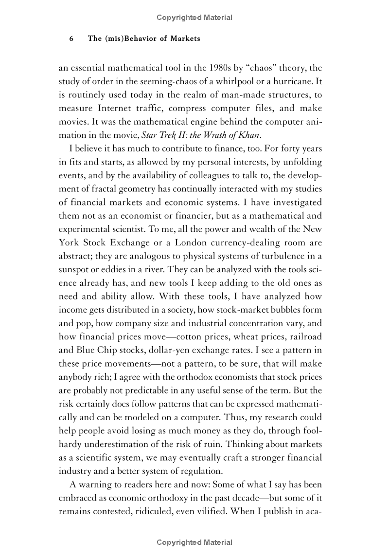The Misbehavior Of Markets: A Fractal View Of Financial Turbulence