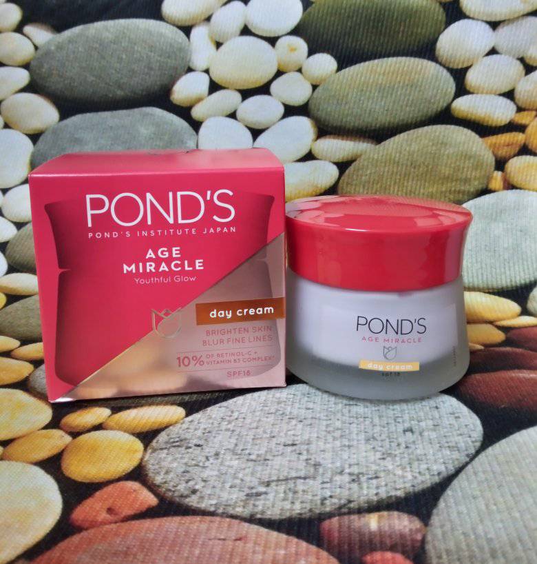 kem dưỡng lão hóa pond ban ngày Age Miracle Day Cream SPF 18 PA++ 50g-đỏ