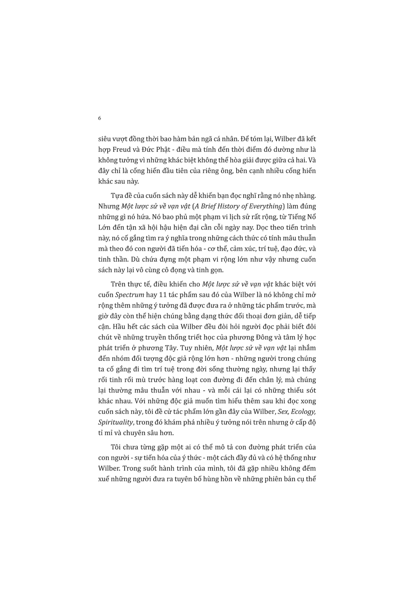 Một Lược Sử Về Vạn Vật - Tác Giả Ken Wilber (PB)