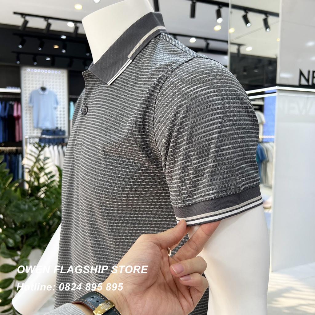 Áo Polo nam Owen chất Cotton thấm hút mồ hôi thoáng mát Mã APT231215