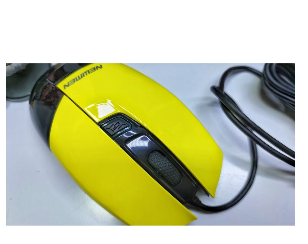 Chuột có dây NEWMEN GAMING G10+ màu vàng- Hàng chính hãng