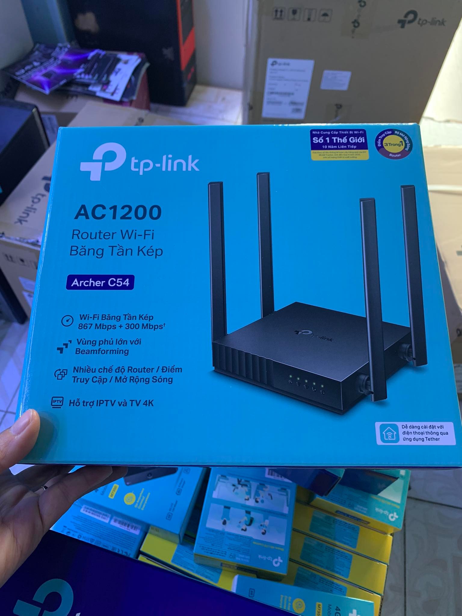 Archer C54  Router Wi-Fi Băng Tần Kép AC1200 Hàng Chính Hãng