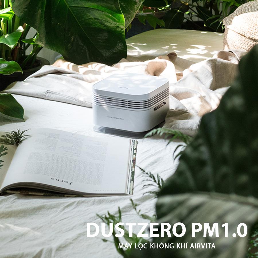 Máy lọc không khí Airvita Dust Zero PM1.0 - Công nghệ phát Ion Âm Plasma (Hàng chính hãng nhập khẩu Hàn Quốc)