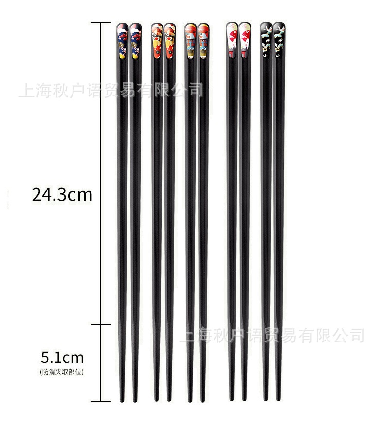 Set 5 đôi đũa sợi thủy tinh chịu nhiệt đến 260 độ C cao cấp Nội địa Nhật Bản