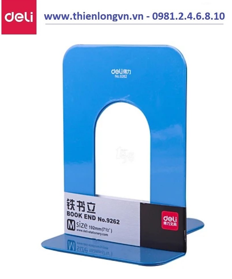Chặn sách Deli 9262 màu xanh