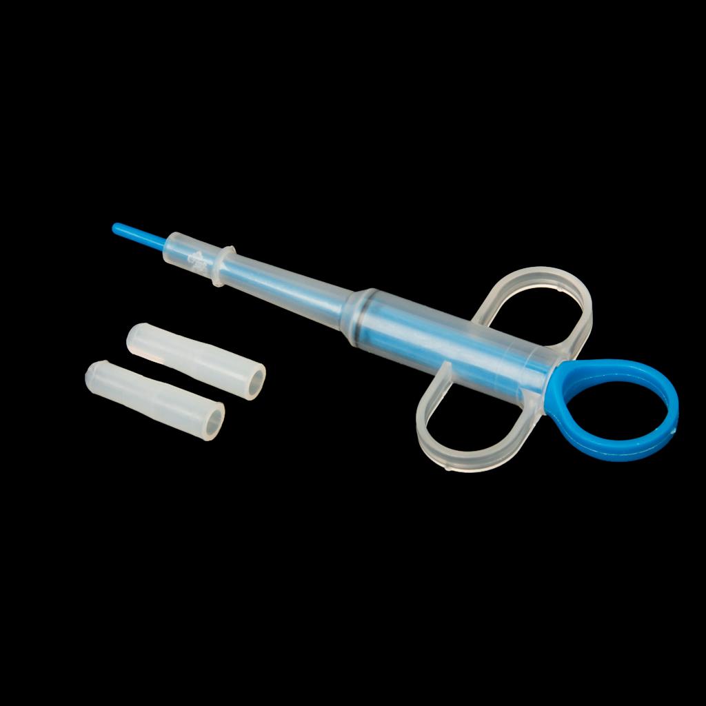 Pet Dog Cat Capsule Tablet Pill Gun Piller Pusher Syringe Doser Set Red