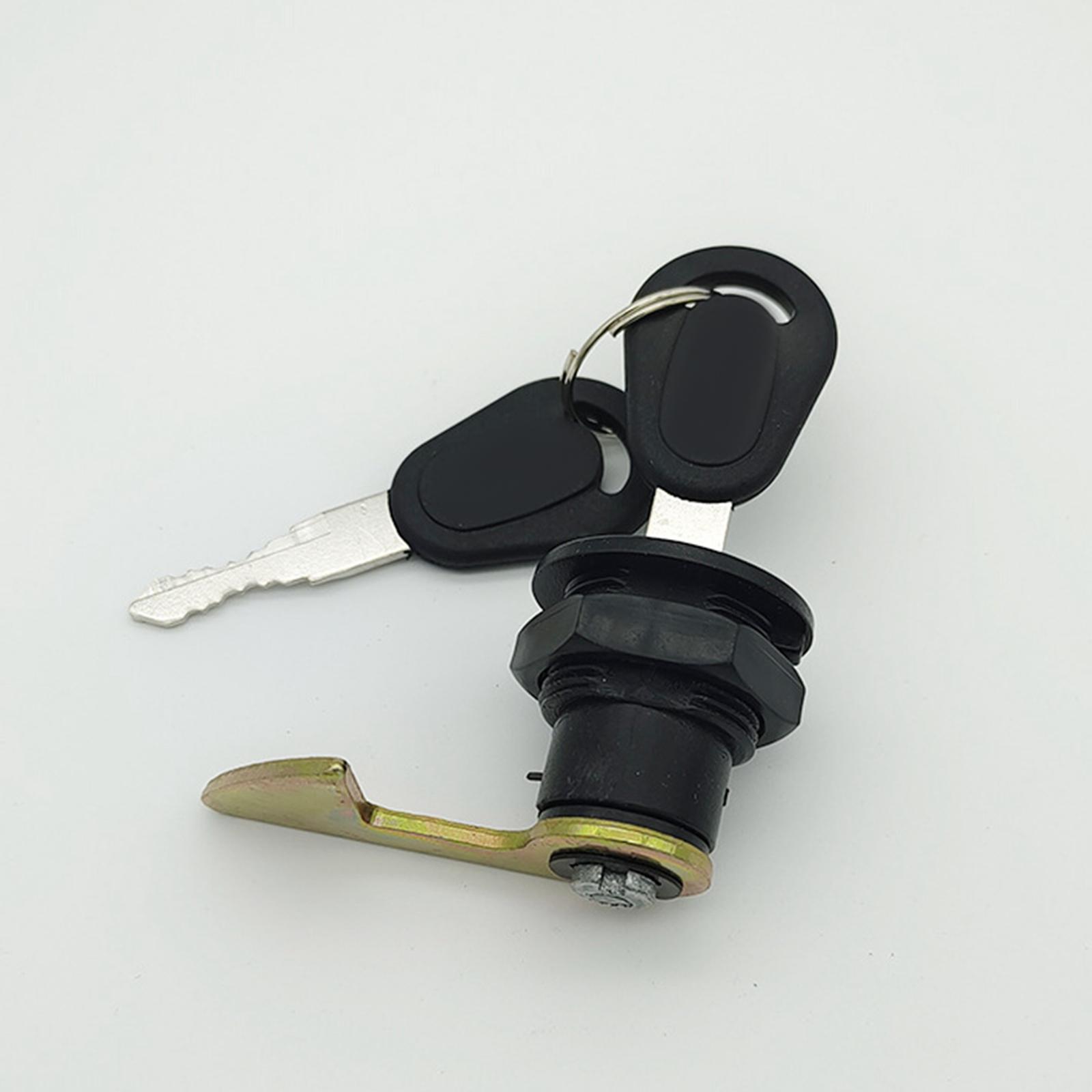 Motorcycle Rear Trunk Lock Luggage Box Lock Sturdy Replacement with 2 Keys Accessories Storage Trunk Lock for Motorbike