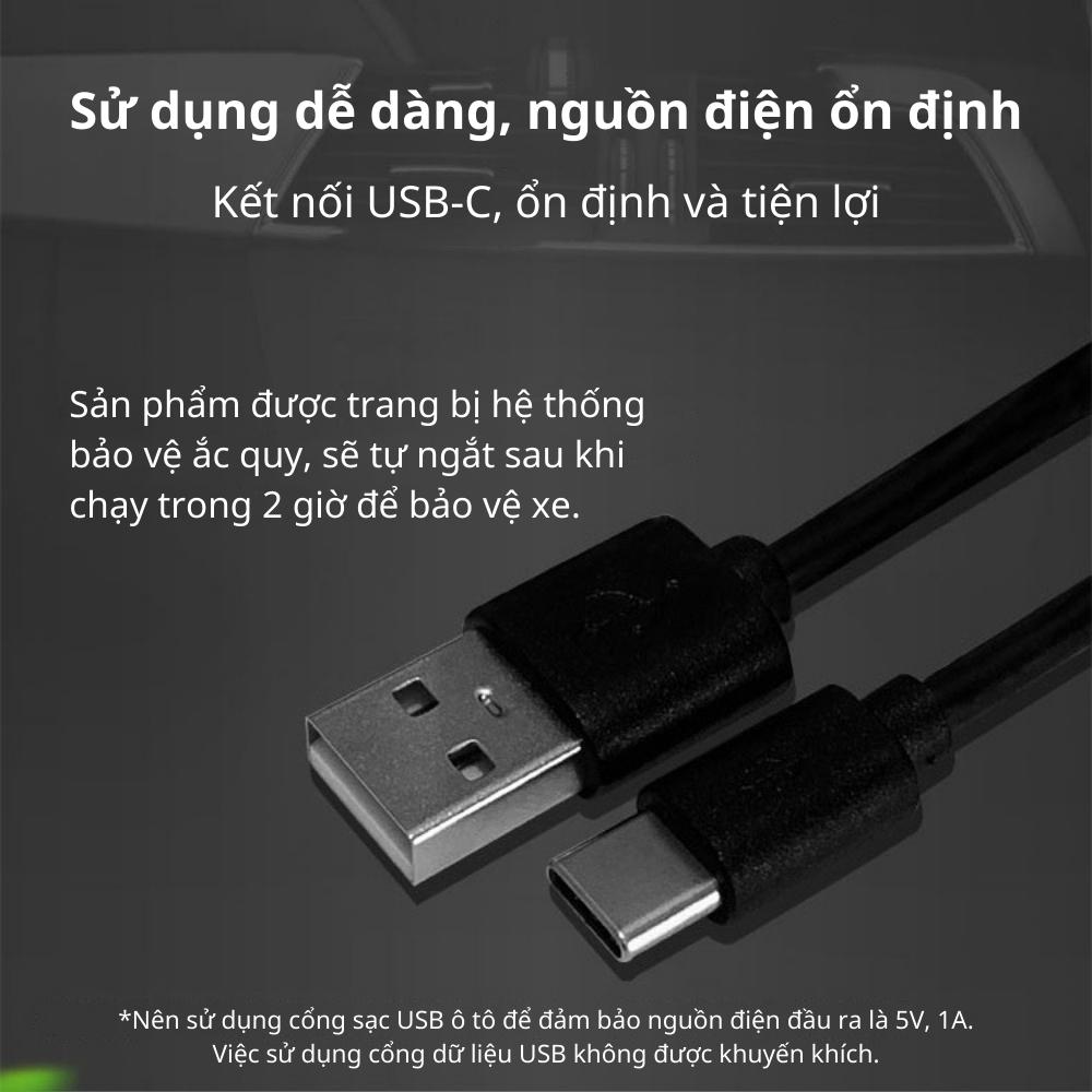 Máy lọc không khí ô tô Philips GP5301 hút mùi, vi khuẩn với đèn báo chất lượng không khí 3 mức - Hàng nhập khẩu