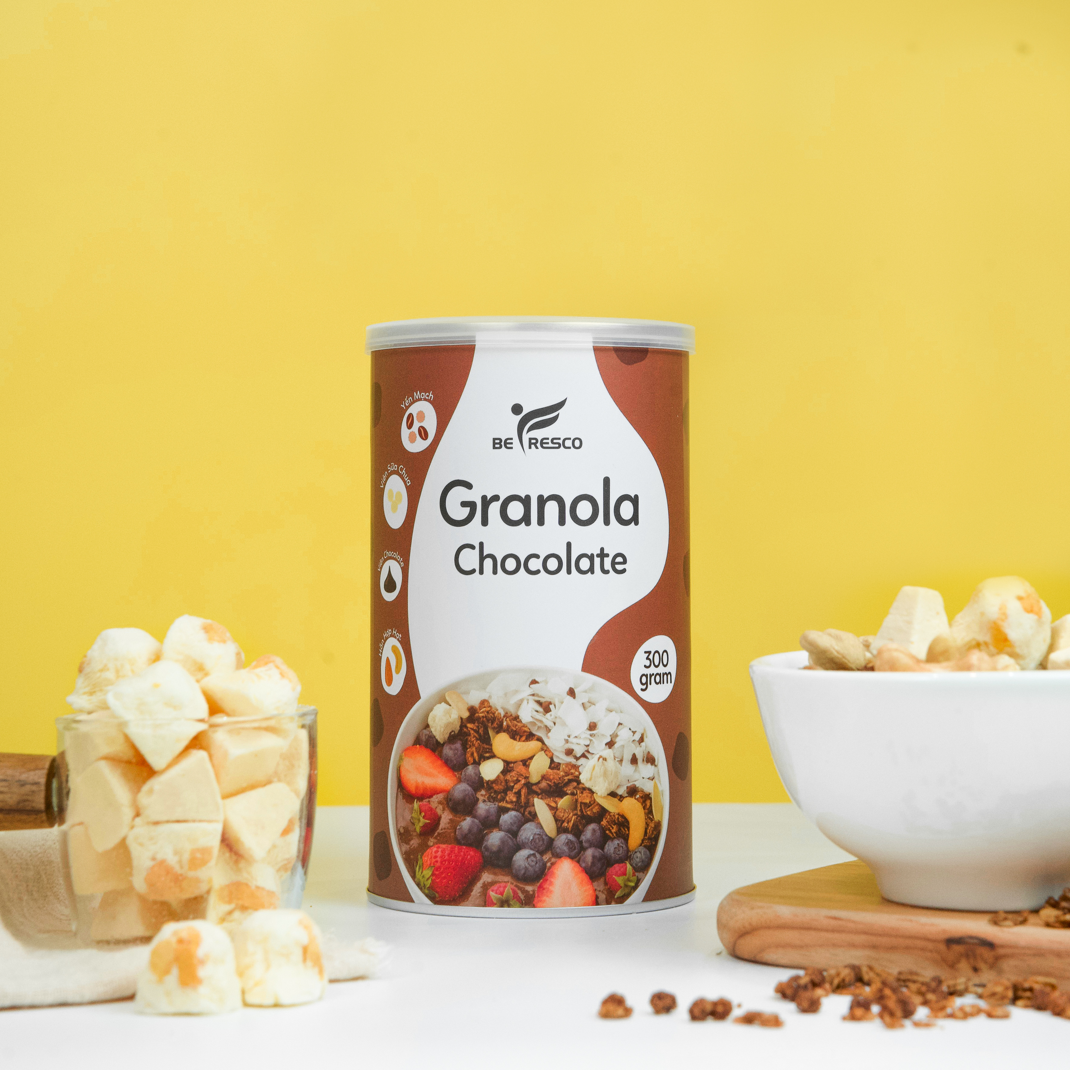 Ngũ Cốc Ăn Kiêng Granola Vị Chocolate 300g Befresco