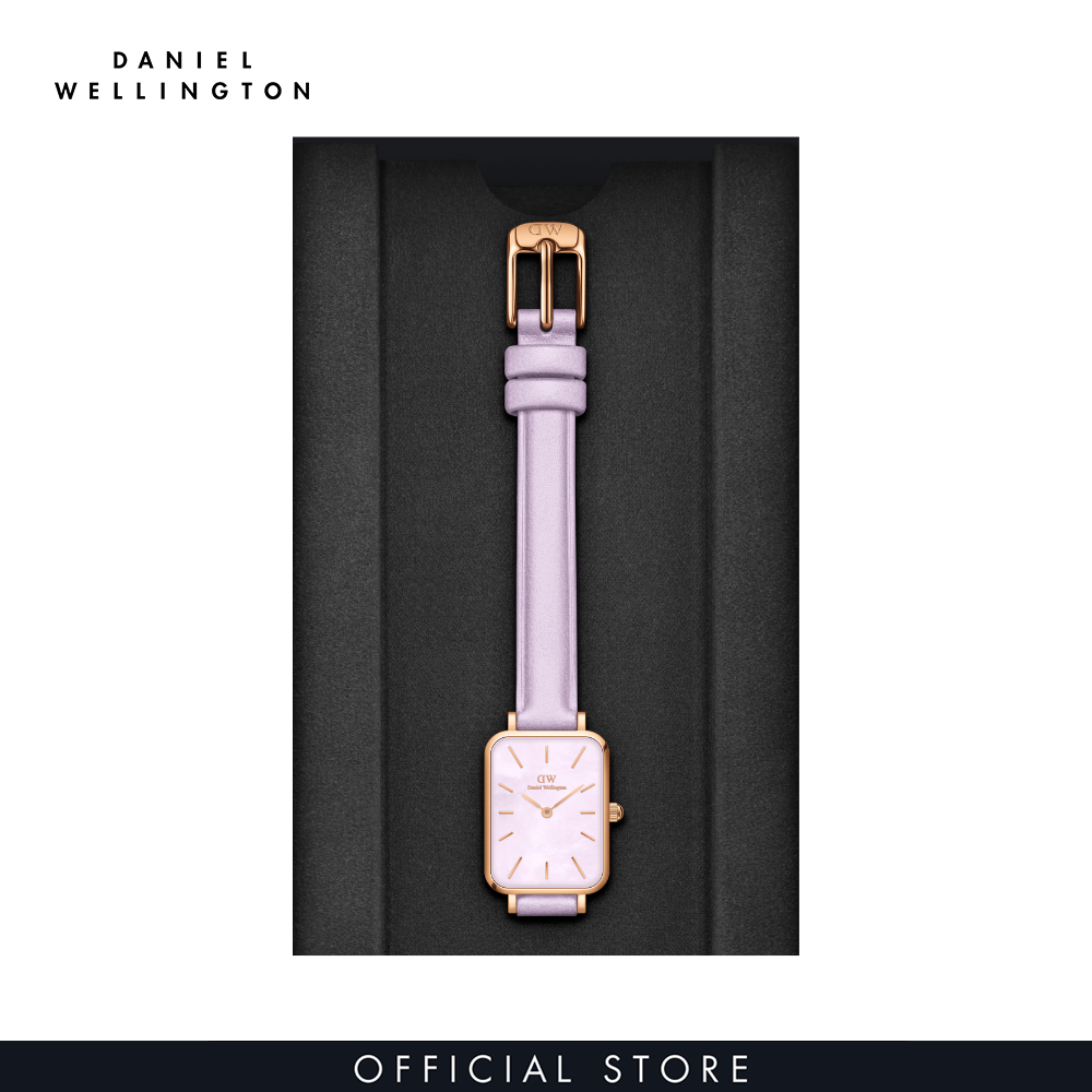 Đồng hồ Nữ Daniel Wellington Dây Da - Quadro 20X26MM DW00100637